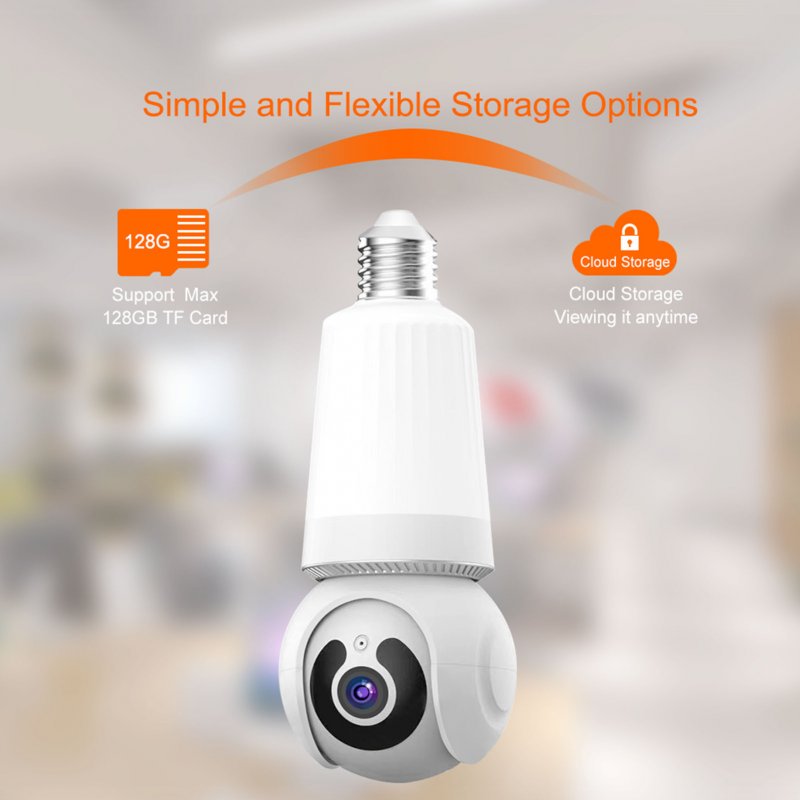 360° WiFi Light Bulb and CCTV Camera