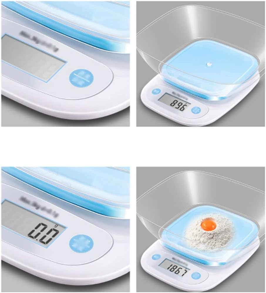 Precision Kitchen Food Scale with Transparent Tray