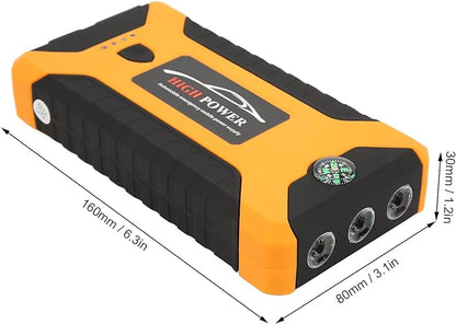 Portable Car Jump Starter with Phone Power Bank and Torch