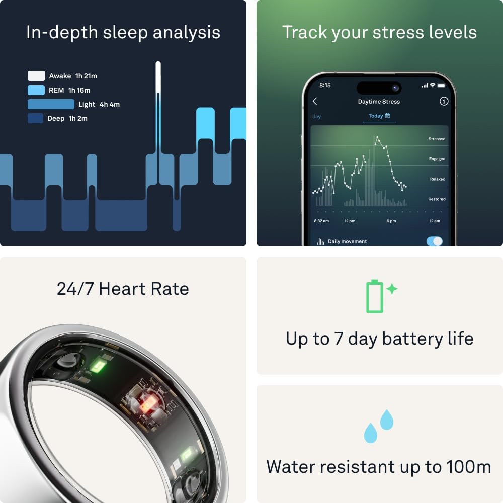 Smart Ring || Fitness Tracker || Heart Rate || Sleep Tracking