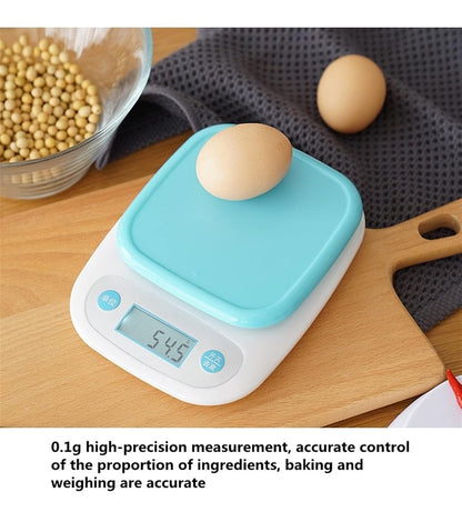 Precision Kitchen Food Scale with Transparent Tray