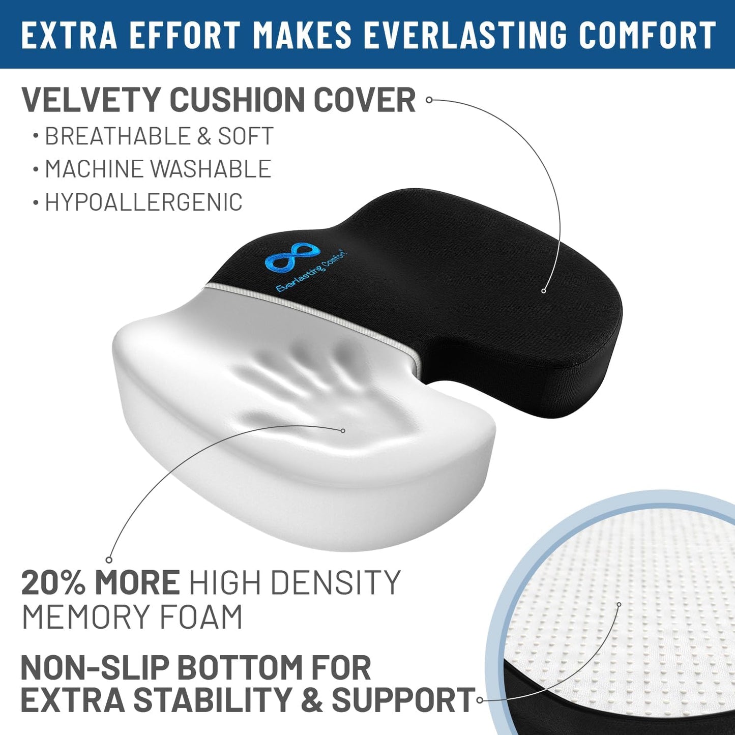 Doctor Recommended Memory Foam Seat Cushions