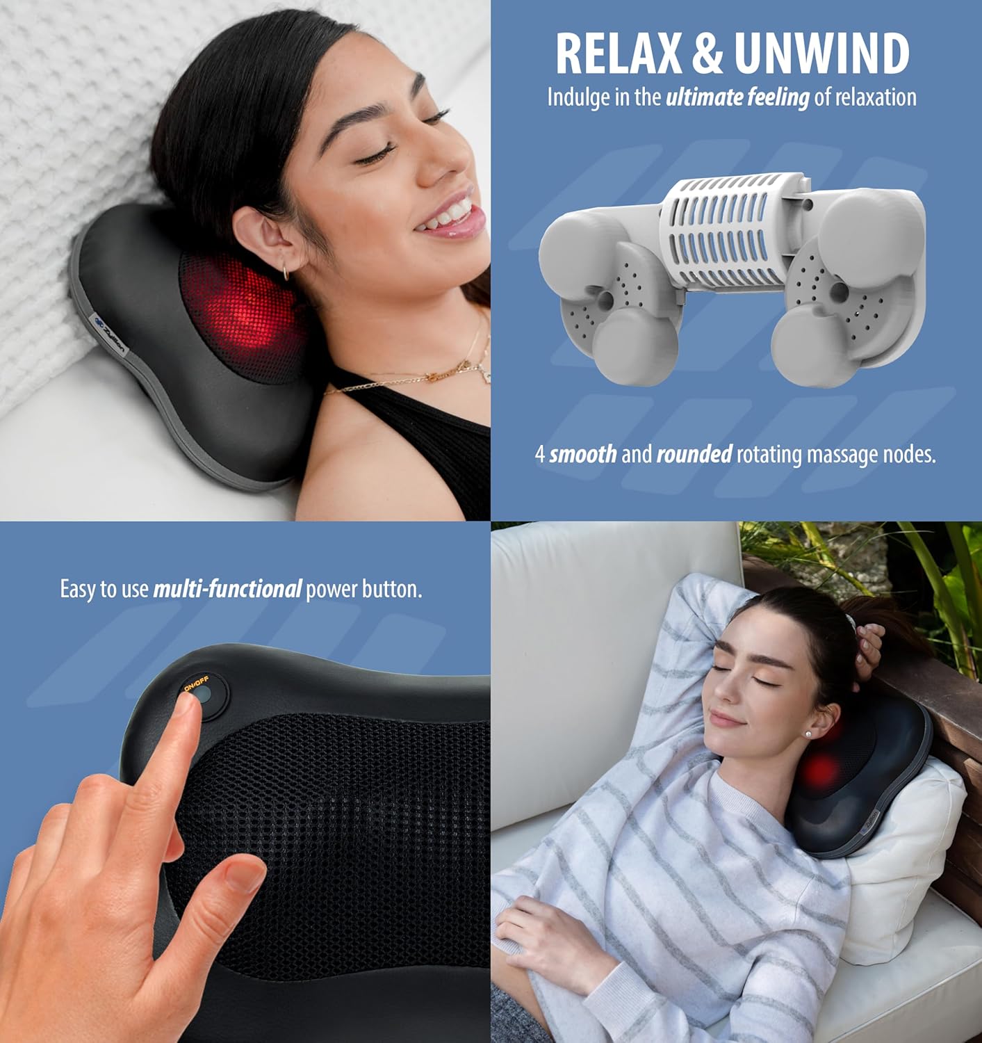 Deep Tissue Electric Massage Pillow