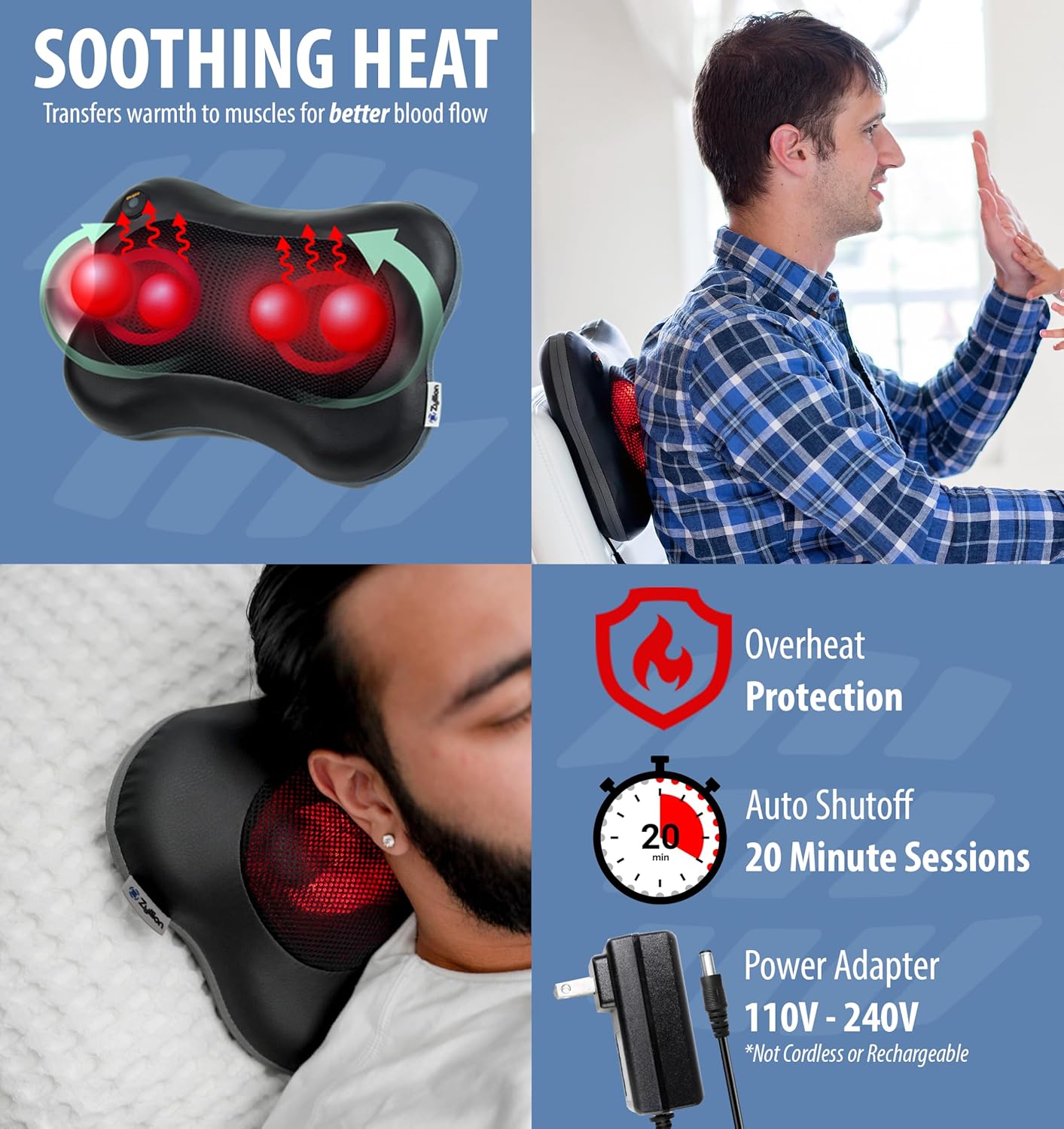 Deep Tissue Electric Massage Pillow