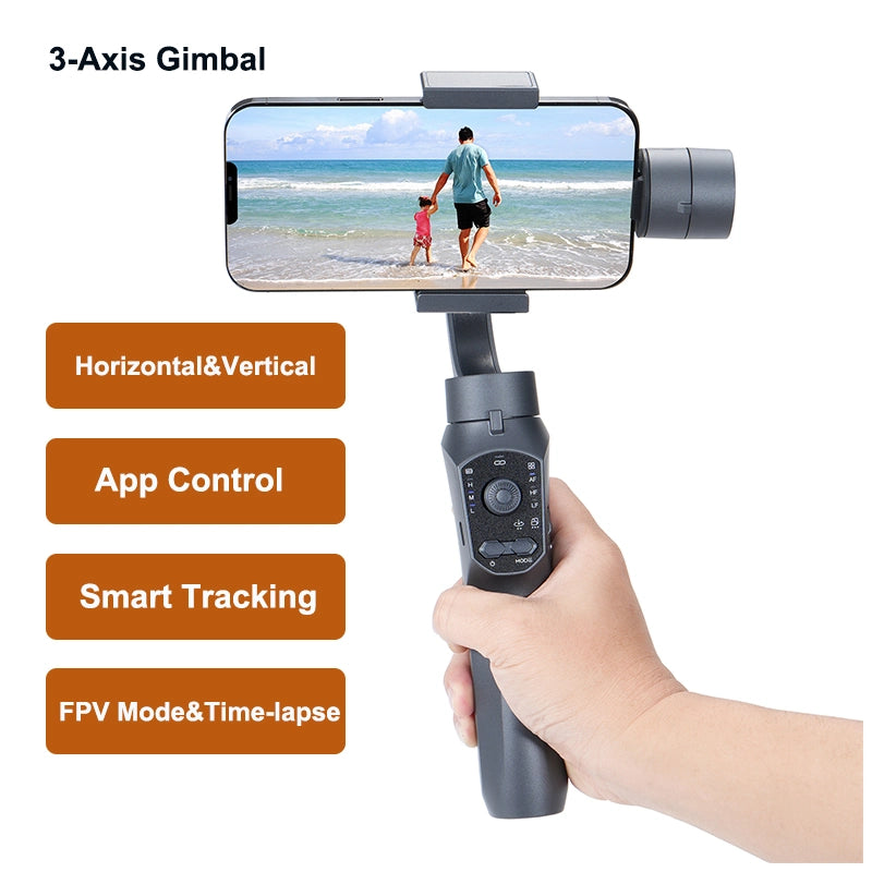 F6 3-Axis Gimbal Stabilizer – Smooth, Stable Shots Anywhere