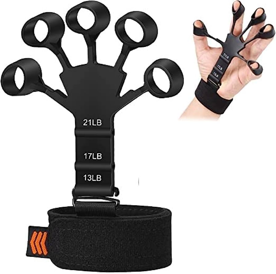 Metal-Hook Grip Strength Trainer Good for Arm Veins