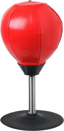 Angry Punching Bag Attachable with Suction Pad