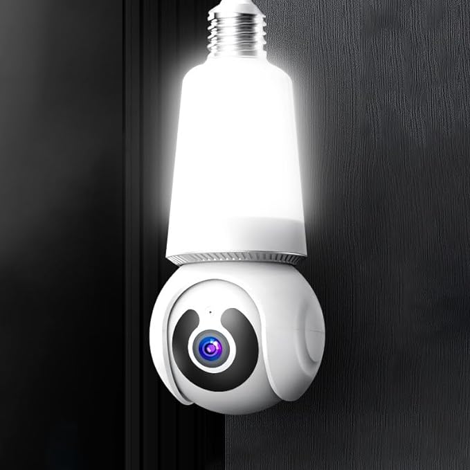 360° WiFi Light Bulb and CCTV Camera